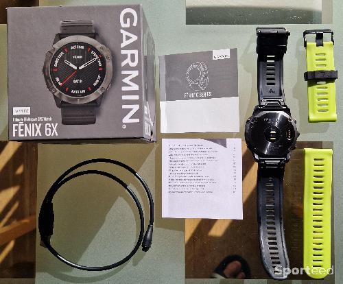 Accessoires électroniques - Fenix 6X Sapphire carbon gray 51mm Garmin - photo 4