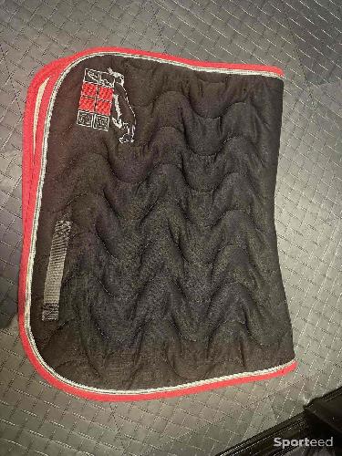 Equitation - Tapis jump et bonnet in Herve godignon gris et rose - photo 6