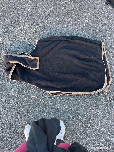 Couvre rein polaire Equitheme noir t.155cm