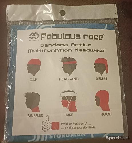 Fabulous Race Bandana Active Headwear, Bleu, Taille Unique, neuf