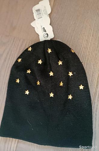 Ski alpin - Bonnet Neff Gold Star Beanie Noir TU - Neuf avec étiquette - photo 3