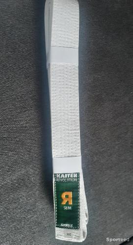 Ceinture blanche karaté kaiten