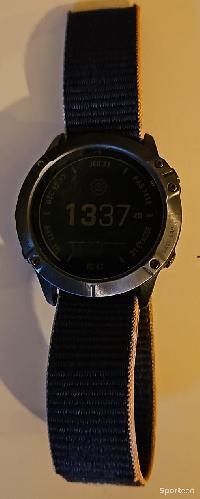 Accessoires électroniques - Garmin Fenix 6X Pro Solar Carbone Titanium - photo 6