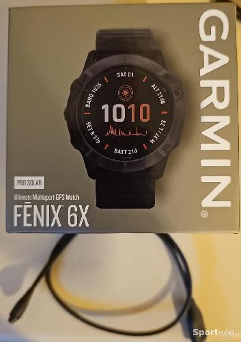 Accessoires électroniques - Garmin Fenix 6X Pro Solar Carbone Titanium - photo 6