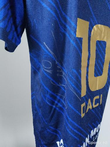 Football - Maillot Match Issued et signé par Erdon Daci du SK Beveren avec certificat - photo 6