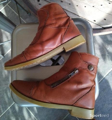 Equitation - Boots HKM cuir cognac 36 - photo 4