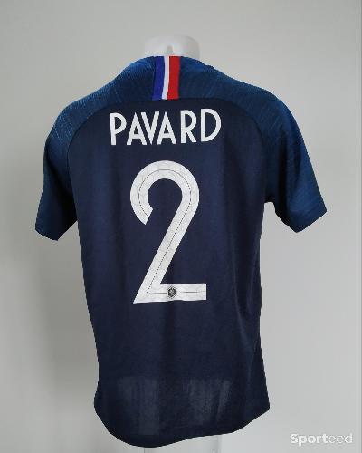 Football - Maillot Benjamin Pavard - Équipe de France Coupe du Monde 2018 - photo 6