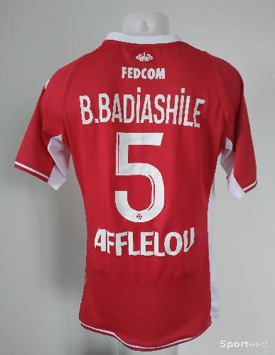 Football - Maillot AS Monaco Signé par Benoît Badiashile - photo 6