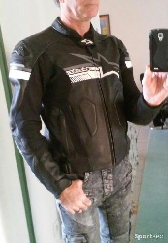 Moto route - Blouson moto cuir ALPINESTARS FUJI AIRFLOW - photo 6