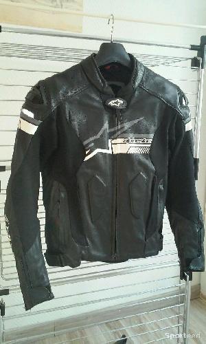 Moto route - Blouson moto cuir ALPINESTARS FUJI AIRFLOW - photo 6