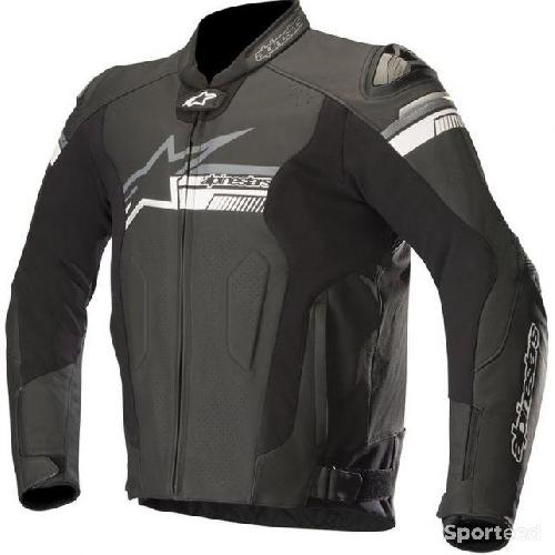 Moto route - Blouson moto cuir ALPINESTARS FUJI AIRFLOW - photo 6