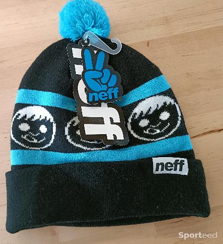 Ski alpin - Bonnet Neff Standard Beanie - Black Cyan – Neuf avec Étiquette - photo 3