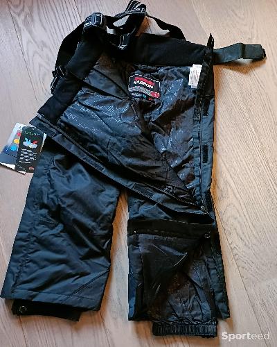 Ski alpin - Pantalon Karbon JR Full Zip Noir 4 - Neuf avec Étiquette - photo 3