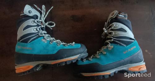 Alpinisme - Montblanc GTX W de Scarpa, couleur bleue, taille 38 - photo 4