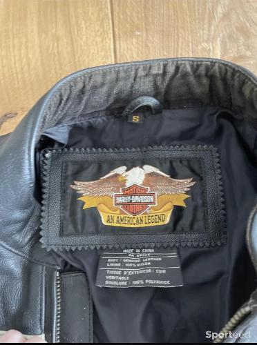 Moto route - Blouson cuire harley Davidson  - photo 5