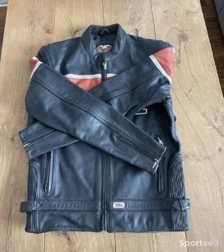 Moto route - Blouson cuire harley Davidson  - photo 5