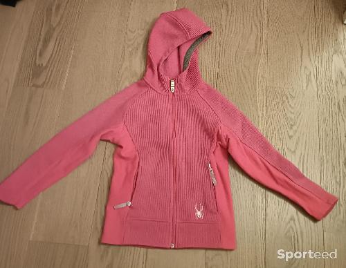 Ski alpin - Pull Spider Core Sweater JR Rose M - Très bon état - photo 6