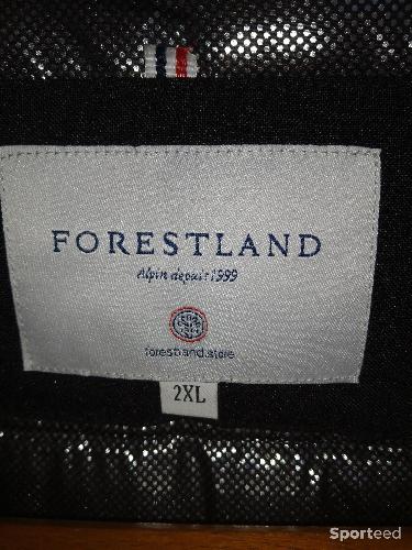 Randonnée / Trek - Manteau Noir Homme Forestland 2 XL - photo 6