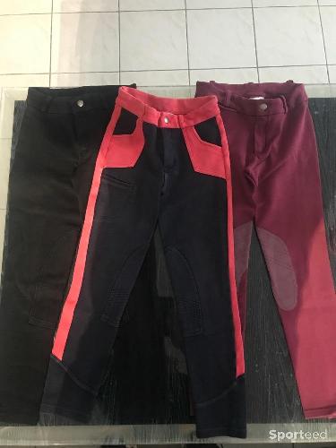 Lot de 3 pantalons d’équitation 10 ans 