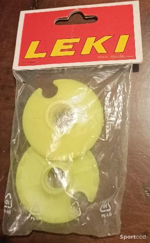 Rondelles Slalom race basket de Leki, couleur jaune