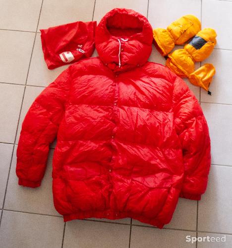 Doudoune et moufles grand froid