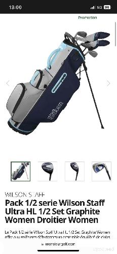 1/2 série Wilson staff Women neuf 