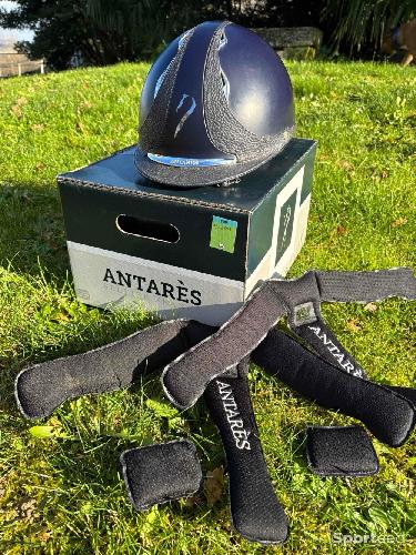 Equitation - Casque antares bleue mat - photo 6