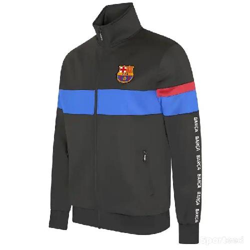 Football - Survêtement FC Barcelone Enfant 2024/2025 - Officiel - Noir Bleu Rouge - photo 5