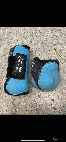 Guetre bleu ciel avant arrière 