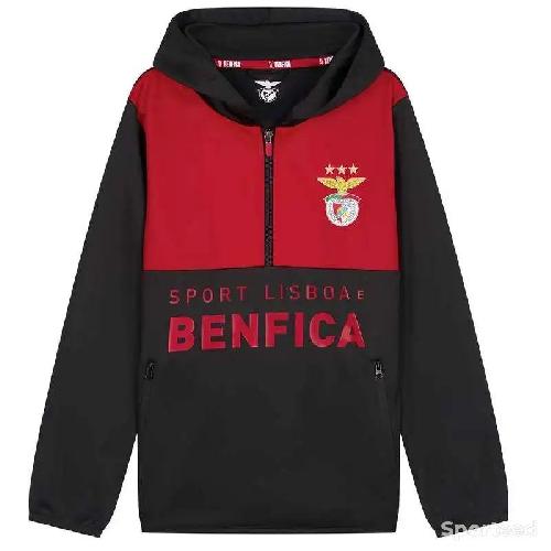 Football - Survêtement Benfica Lisbonne Enfant/Junior Officiel - 2024 - Noir Rouge - photo 4