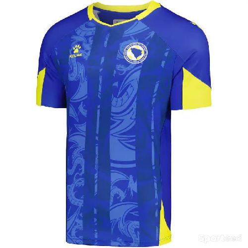 Football - KELME - Maillot BOSNIE HERZEGOVINE Domicile 2024 - Officiel - Bleu Jaune - photo 3