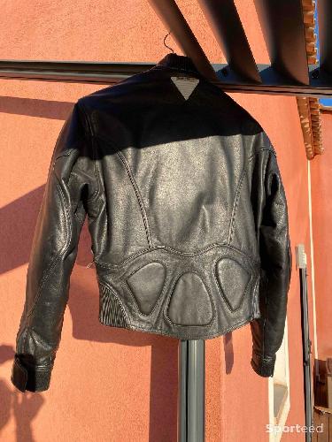 Moto route - Blouson moto cuir - photo 6