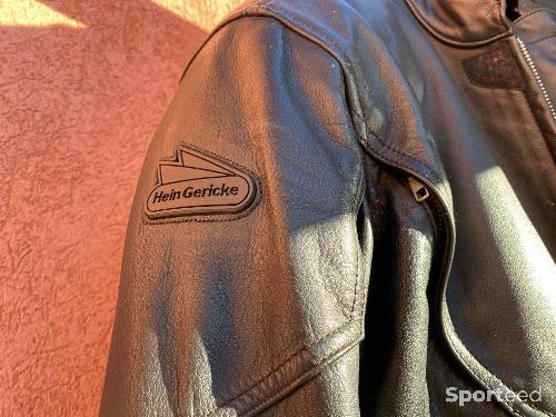 Moto route - Blouson moto cuir - photo 6