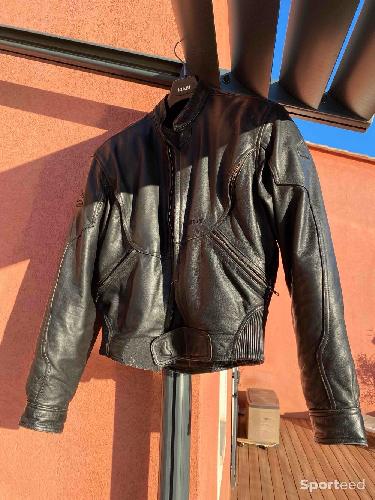 Moto route - Blouson moto cuir - photo 6