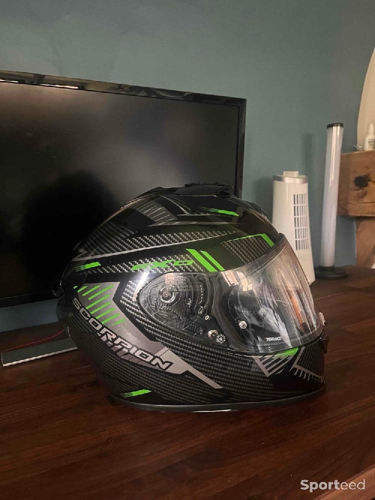 Moto route - CASQUE SCORPION EXO 1400 air moto  - photo 2