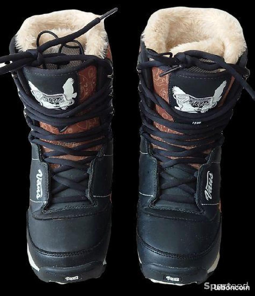 Snowboard - Boots de snowboard Vans Savior - Femme - T37 - Seconde main très bon état - photo 4