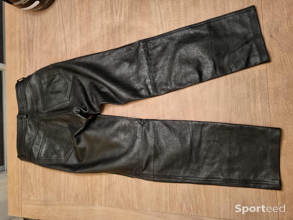 Moto route - Pantalon moto cuir - photo 2