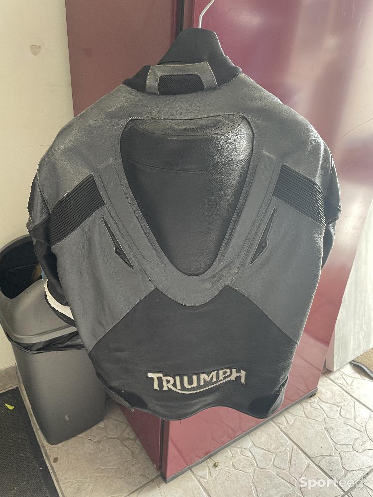 Moto route - Ensemble cuir triumph  - photo 3