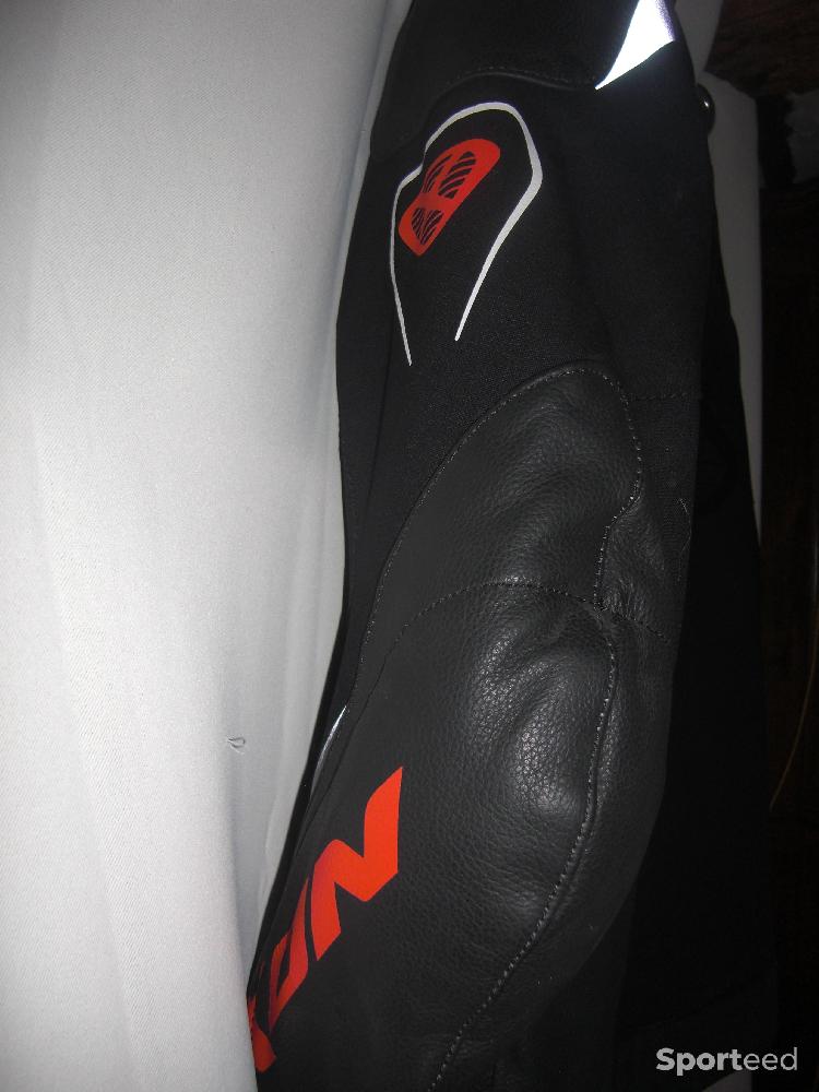 Moto route - Blouson IXON FRANTIC Cuir/ Textile NEUF - photo 3