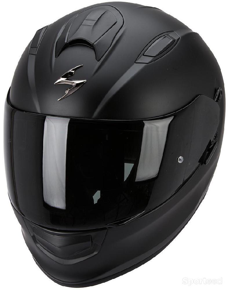 Moto route - Casques SCORPION EXO 510 AIR SOLID Noir Mat NEUFS - photo 1