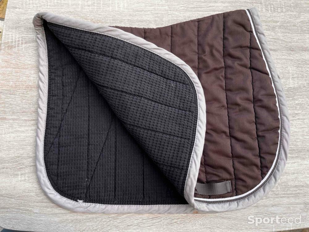 Equitation - Tapis de selle marron fouganza cheval - photo 3