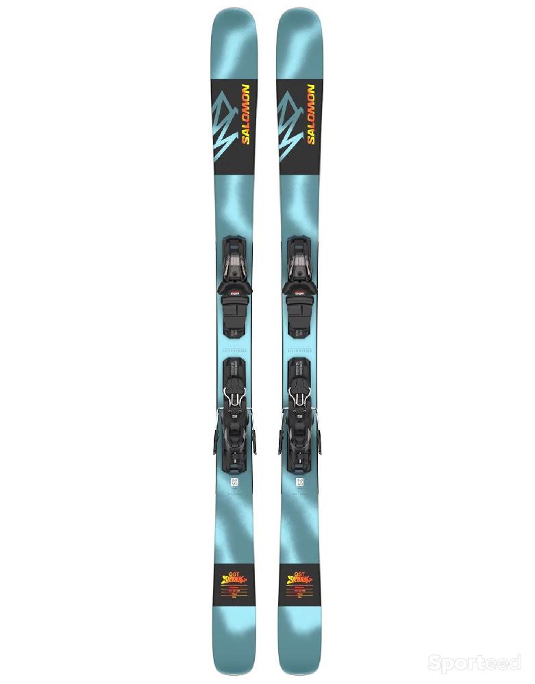 Ski alpin - Ski Salomon neuf - QST Spark (taille 157cm) + Fix M10 - photo 3