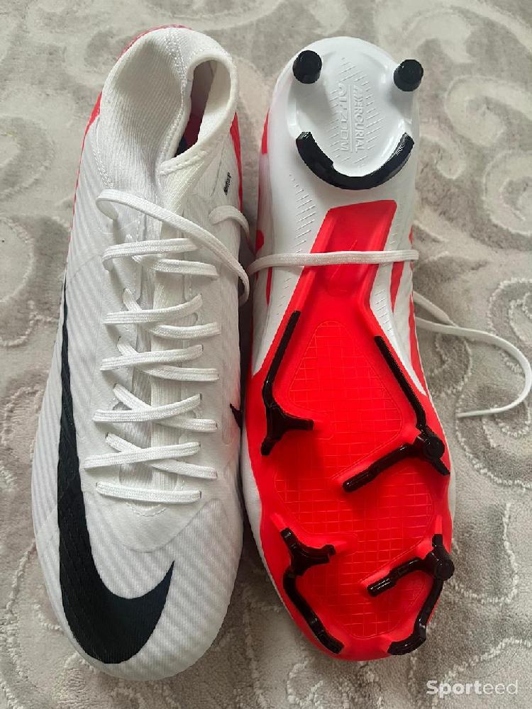 Football - Nike Air Zoom Mercurial Superfly 9 Academy MG Ready - Rouge/Blanc/Noir - photo 1