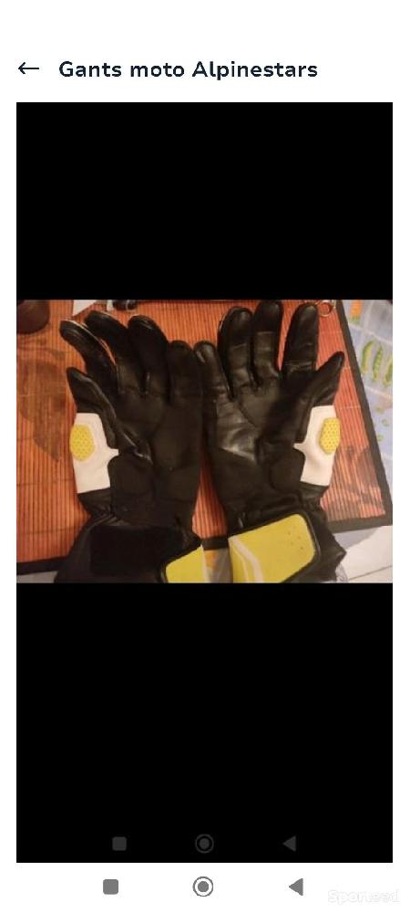 Moto route - Gants moto Alpinestars  - photo 3