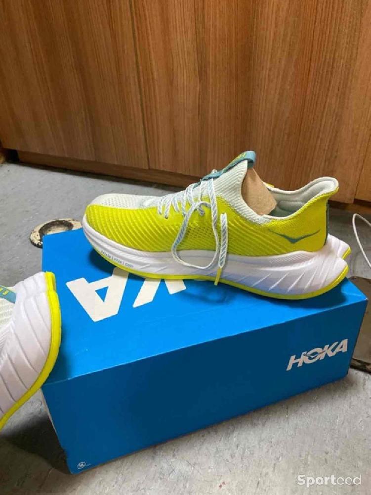 Course à pied route - Chaussures de running hoka carbon x3 - photo 3