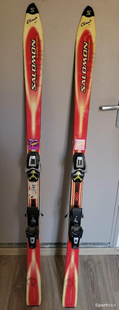 Ski alpin - Ski Salomon+ battons Avalanche+ casque wed'Ze  - photo 2