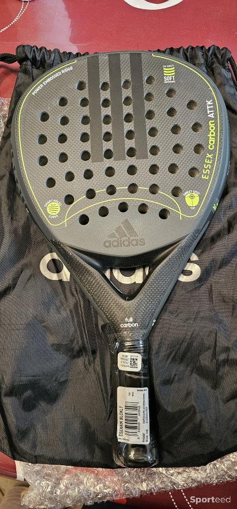 Padel - 2 raquettes de padel Adidas ESSEX CARBON ATTK - photo 1