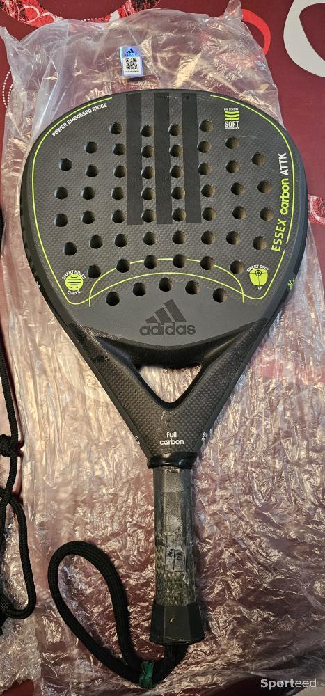 Padel - 2 raquettes de padel Adidas ESSEX CARBON ATTK - photo 2