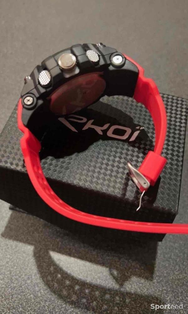 Accessoires électroniques - Montre EKOI rouge et noire - photo 2