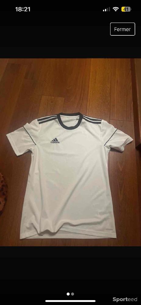 Football - Maillot blanc adidas - photo 1